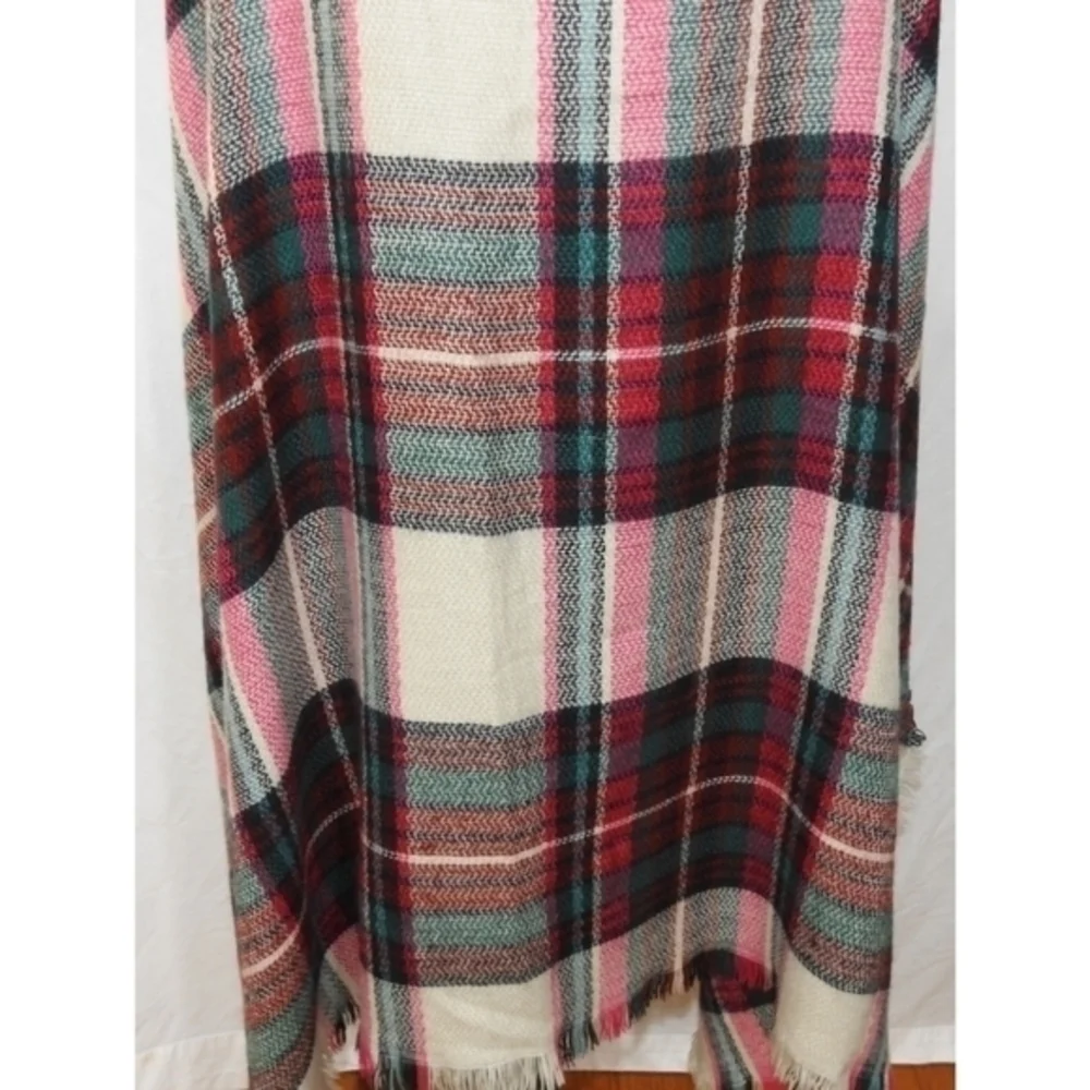 Tartan Plaid Blanket Scarf‎